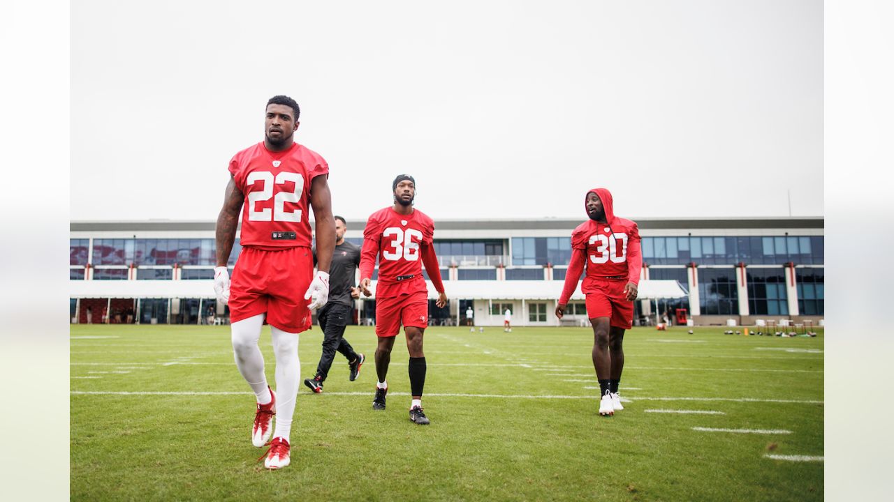 August 11, 2023, Tampa, Florida, USA: Tampa Bay Buccaneers defensive end Mike  Greene (91) celebrates