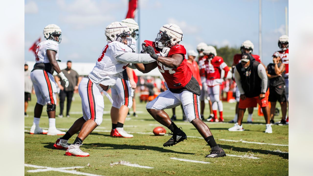 Tampa Bay Buccaneers tight end Cade Otton (88) after a catch during an NFL  football training camp practice Monday, July 31, 2023, in Tampa, Fla. (AP  Photo/Chris O'Meara Stock Photo - Alamy