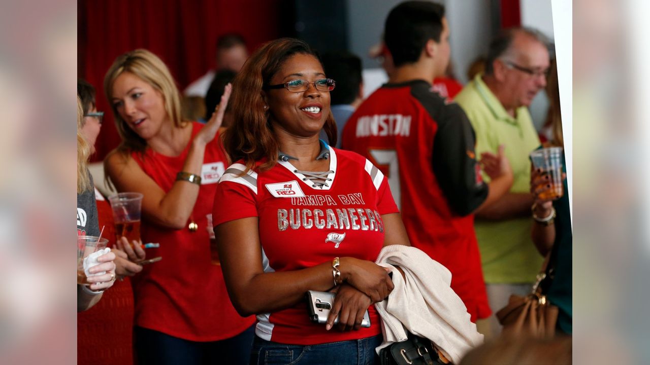 Woman of Red: Local chosen as Bucs Fan of the Year