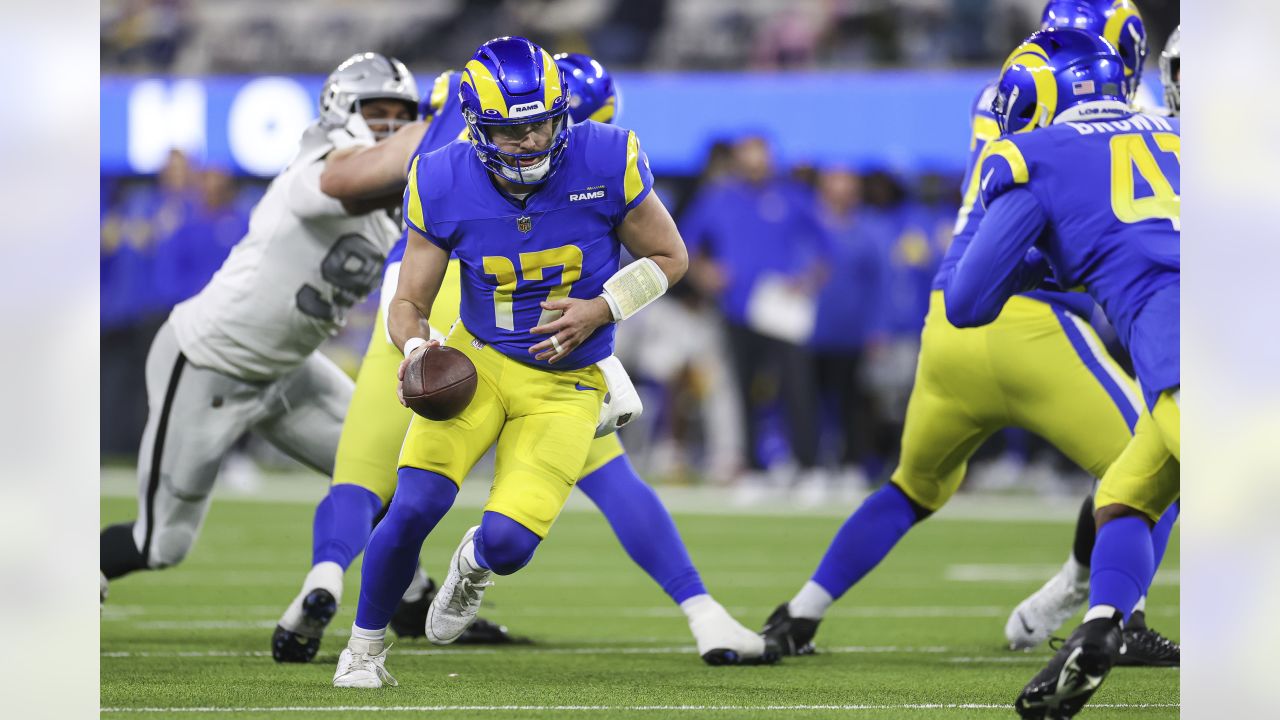 Inglewood, California, USA. 01st Jan, 2023. Los Angeles Rams running back  Malcolm Brown (41) celebrates after scoring a touchdown during the NFL  football game between the Los Angeles Rams and the Los