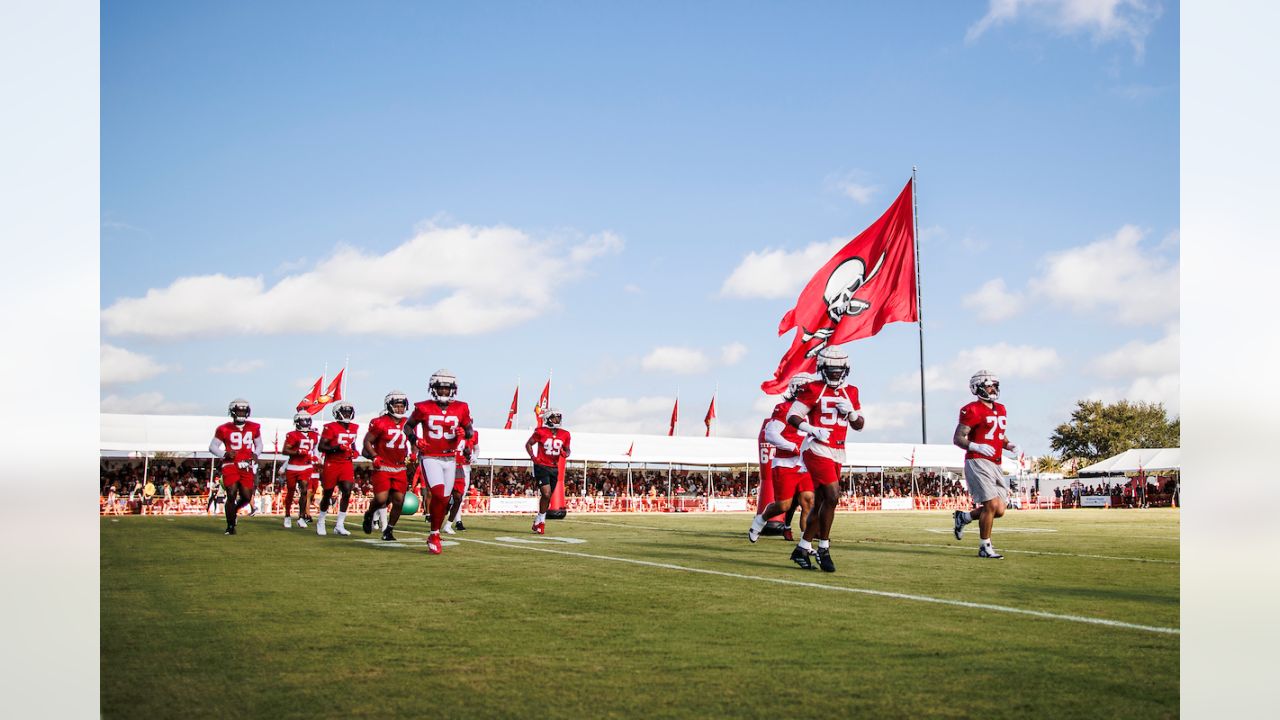 TAMPA, FL - AUGUST 11: Tampa Bay Buccaneers Safety Nolan Turner (34)  hustles on the play during