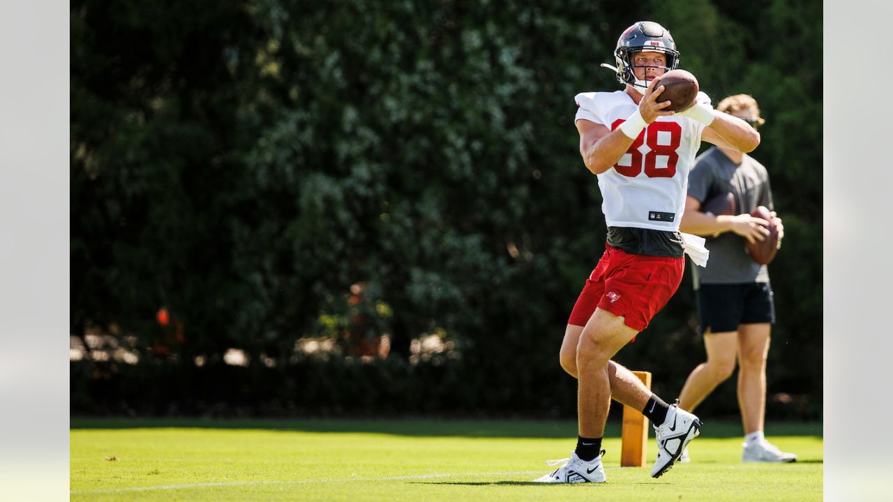 TAMPA, FL - JUL 30: Tampa Bay Buccaneers defensive back Sean Murphy-Bunting  (23) goes thru a drill during the Tampa Bay Buccaneers Training Camp on  July 30, 2022 at the AdventHealth Training