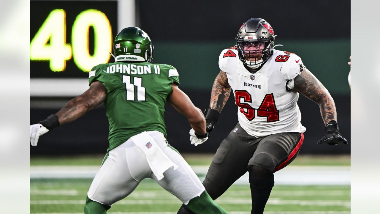 Mayfield sits while Trask plays in Bucs' 13-6 preseason win over Jets.  Backup Wolford injures neck