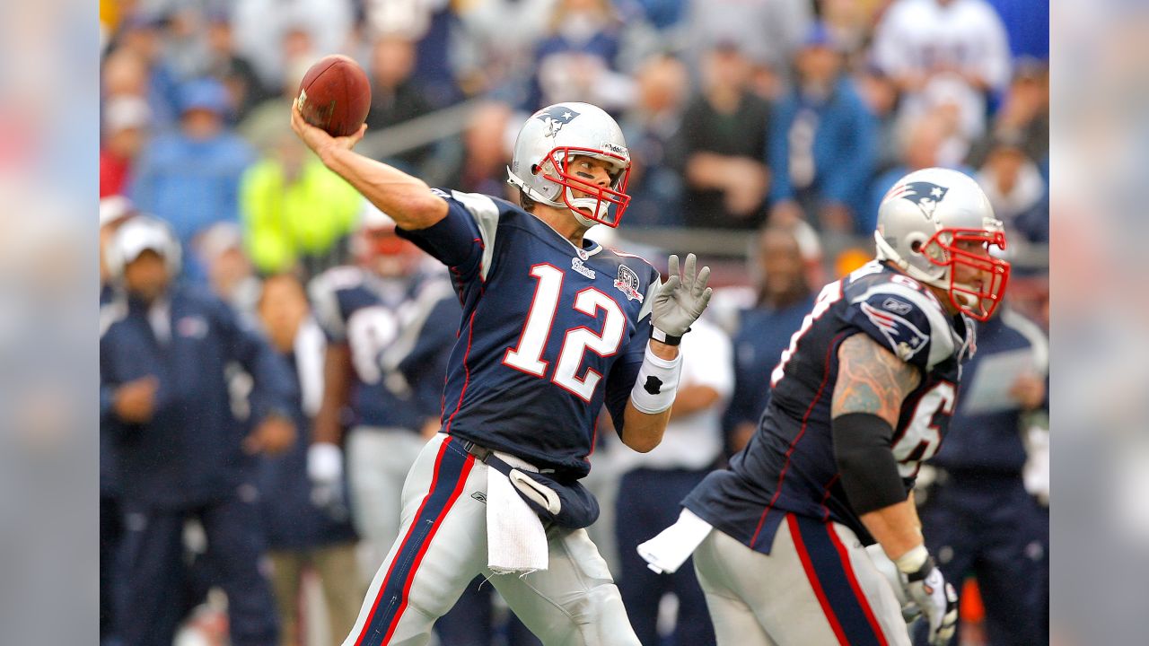 Tampa Bay Buccaneers quarterback Tom Brady (12) puts on his helmet during  the second half of an NFL football game against the New England Patriots,  Sunday, Oct. 3, 2021, in Foxborough, Mass. (