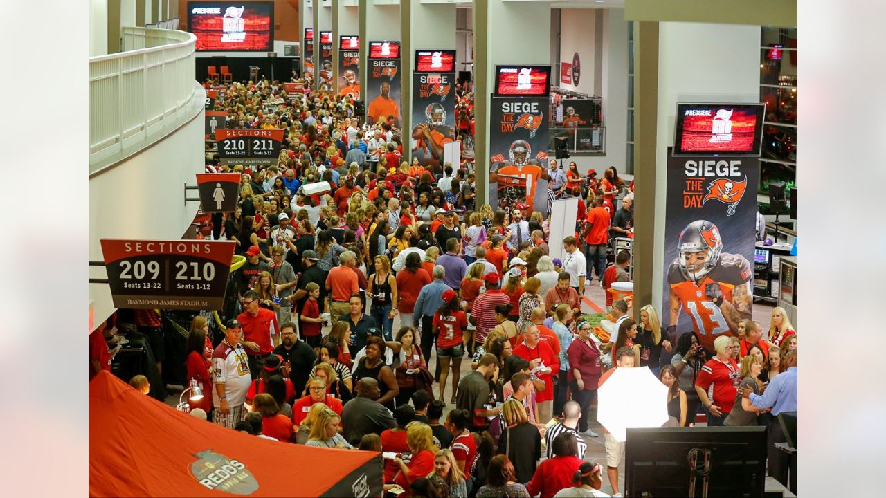 Section 210 at Raymond James Stadium 