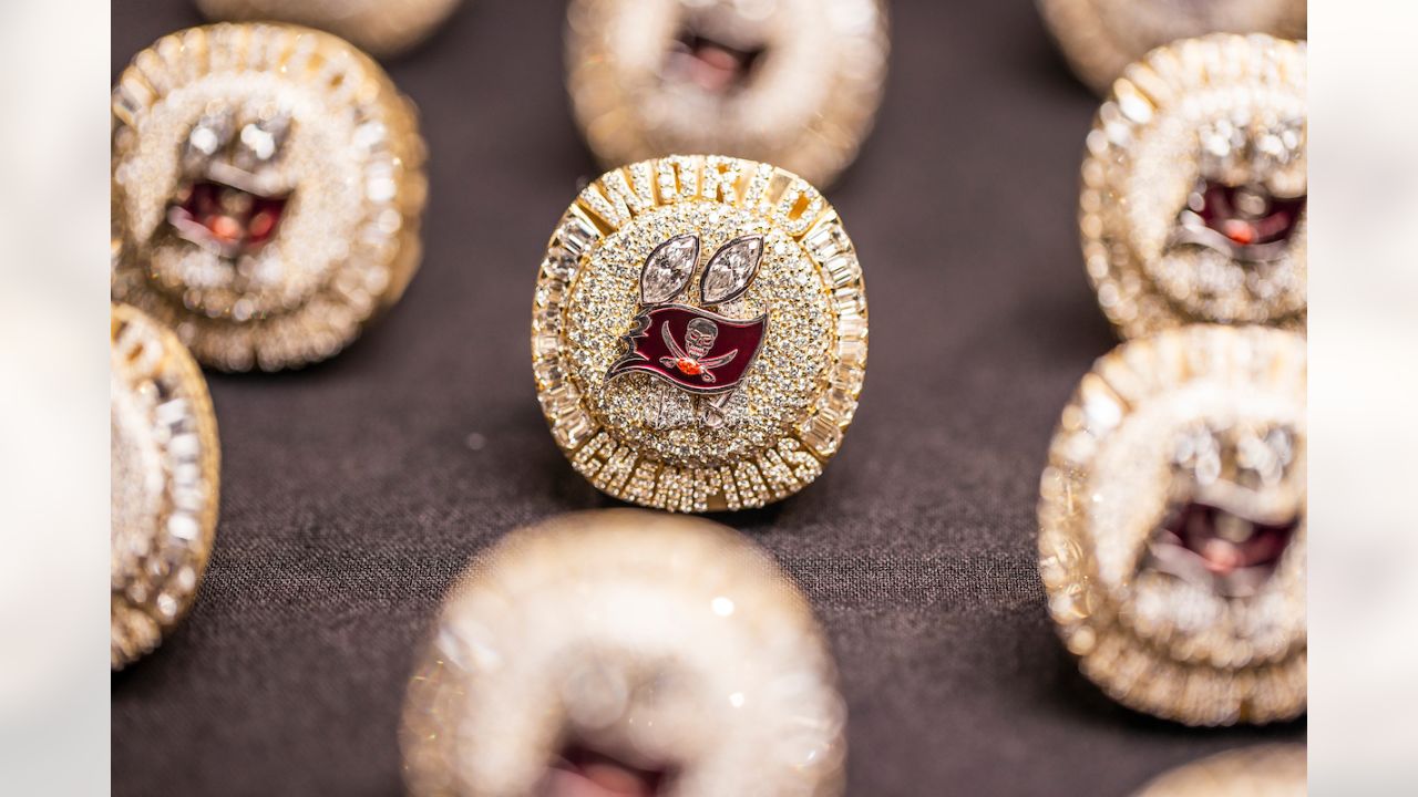 The Buccaneers' Super Bowl rings are comically large and extremely gaudy