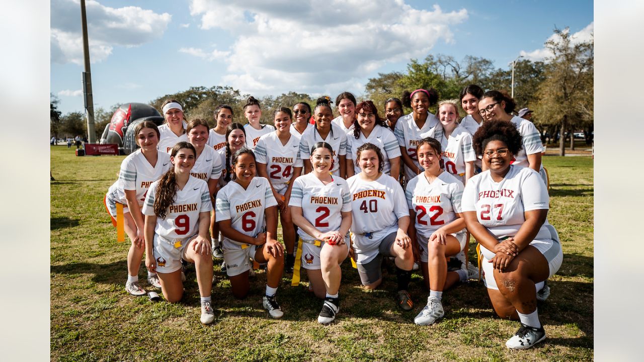 Tampa Bay Buccaneers host annual girls flag football tournament