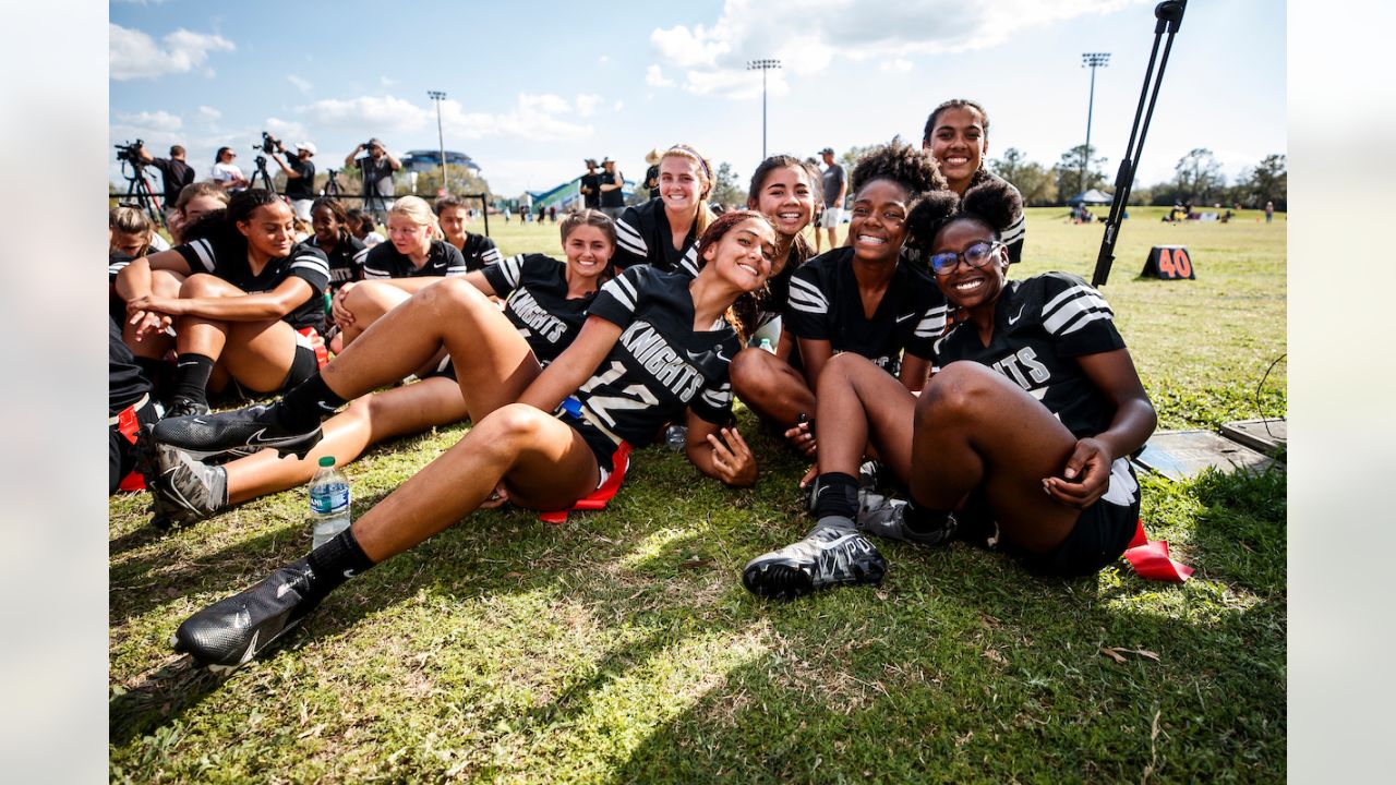 Tampa Bay Buccaneers Girls Flag Football Preseason Classic - Tara  Battiato/Darcie Glazer Kassewitz 