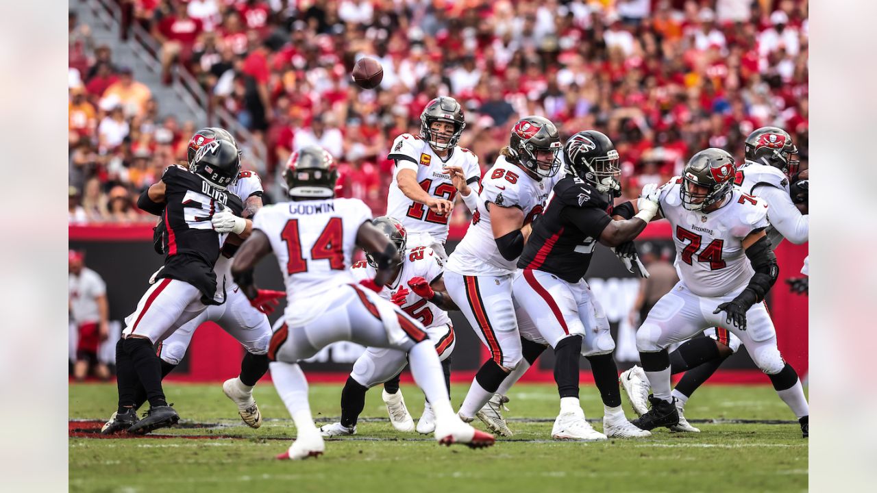 Bucs 48, Falcons 25: Tom Brady, Mike Edwards spark Tampa Bay's big win