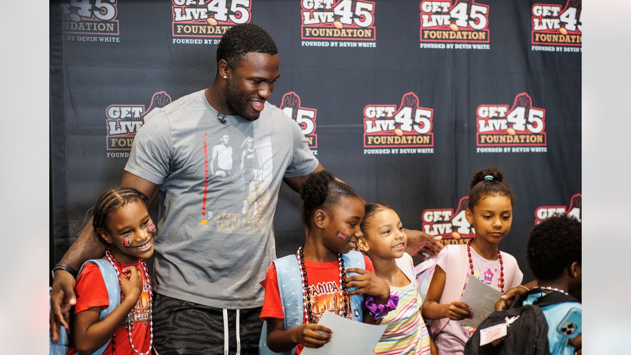 The Tampa Bay Buccaneers hosted 100 kids from East Tampa