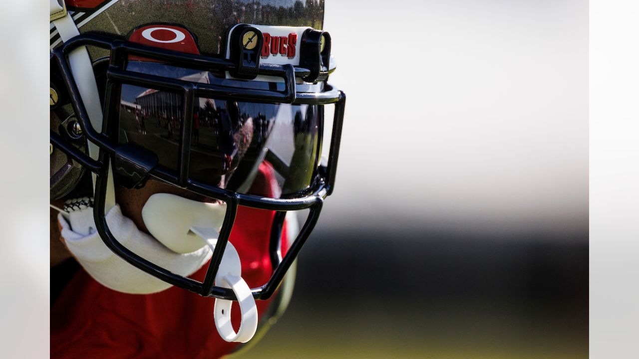 TAMPA, FL - JUL 30: Tampa Bay Buccaneers defensive back Sean Murphy-Bunting  (23) goes thru a drill during the Tampa Bay Buccaneers Training Camp on  July 30, 2022 at the AdventHealth Training