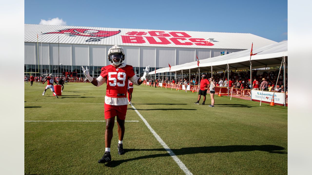 The season's first pads-on day at the Tampa Bay Buccaneers Training Camp,  was no ordinary day at One Buc Place, Tampa, Florida, July 31, 2017.  Instead of the bleachers filled with your