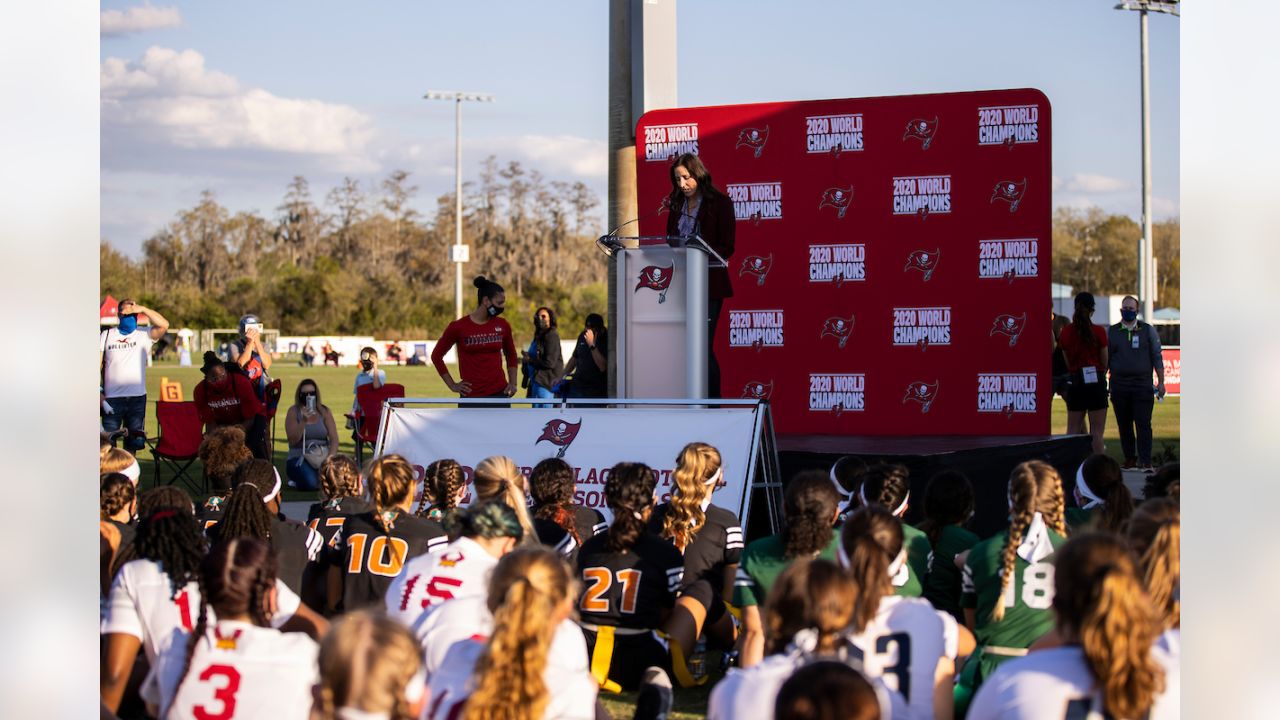 Tampa Bay Buccaneers Girls Flag Football Preseason Classic - Tara  Battiato/Darcie Glazer Kassewitz 