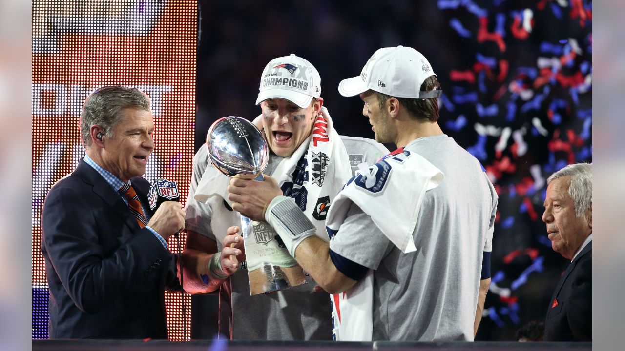 Rob Gronkowski hasn't touched Lombardi Trophy, and we can guess why