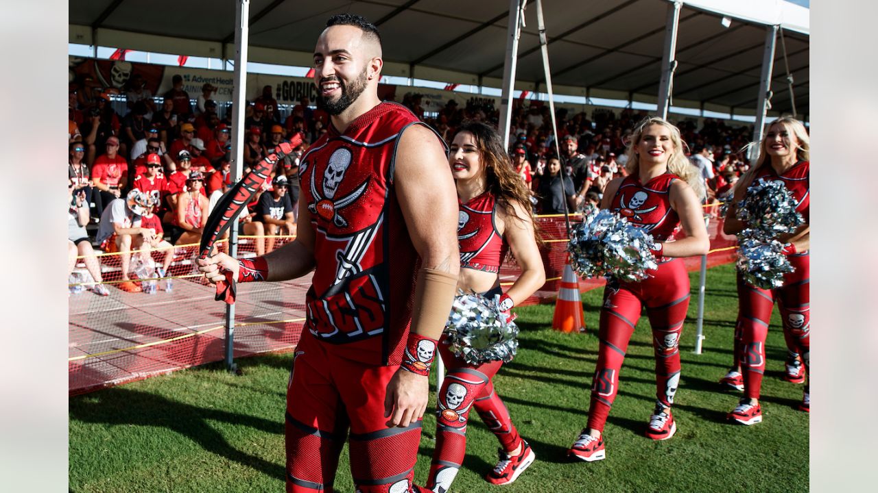 The season's first pads-on day at the Tampa Bay Buccaneers Training Camp,  was no ordinary day at One Buc Place, Tampa, Florida, July 31, 2017.  Instead of the bleachers filled with your