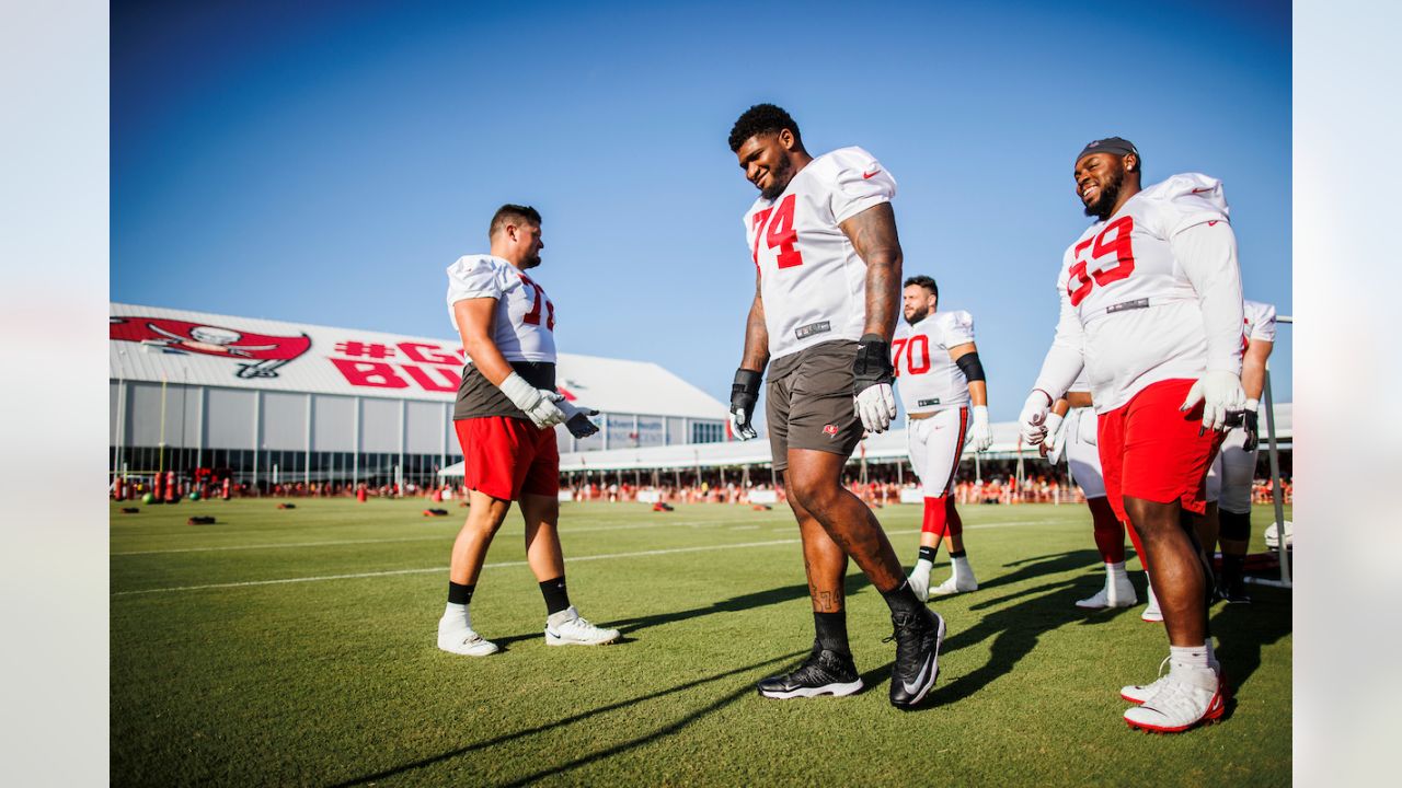 The season's first pads-on day at the Tampa Bay Buccaneers Training Camp,  was no ordinary day at One Buc Place, Tampa, Florida, July 31, 2017.  Instead of the bleachers filled with your