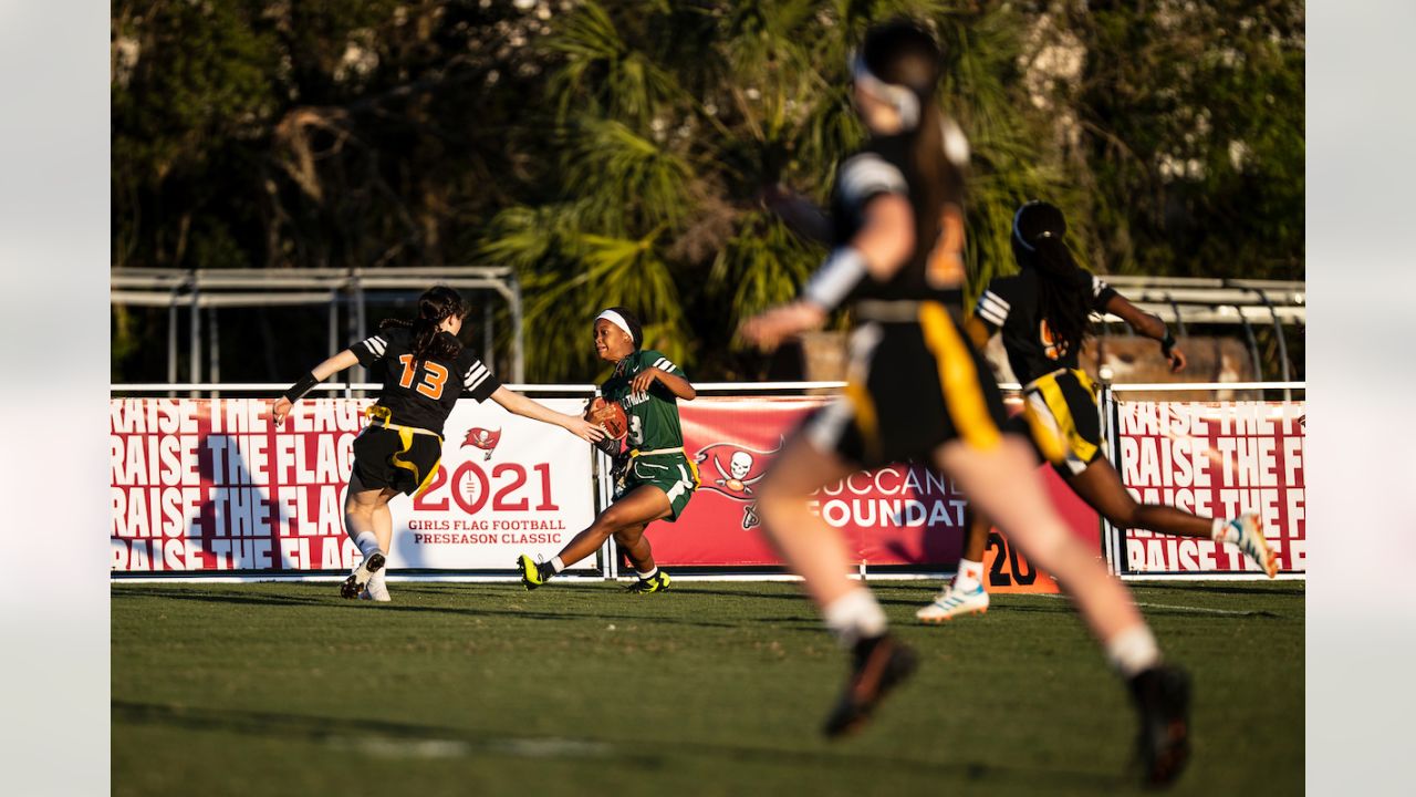 Tampa Bay Buccaneers host annual girls flag football tournament