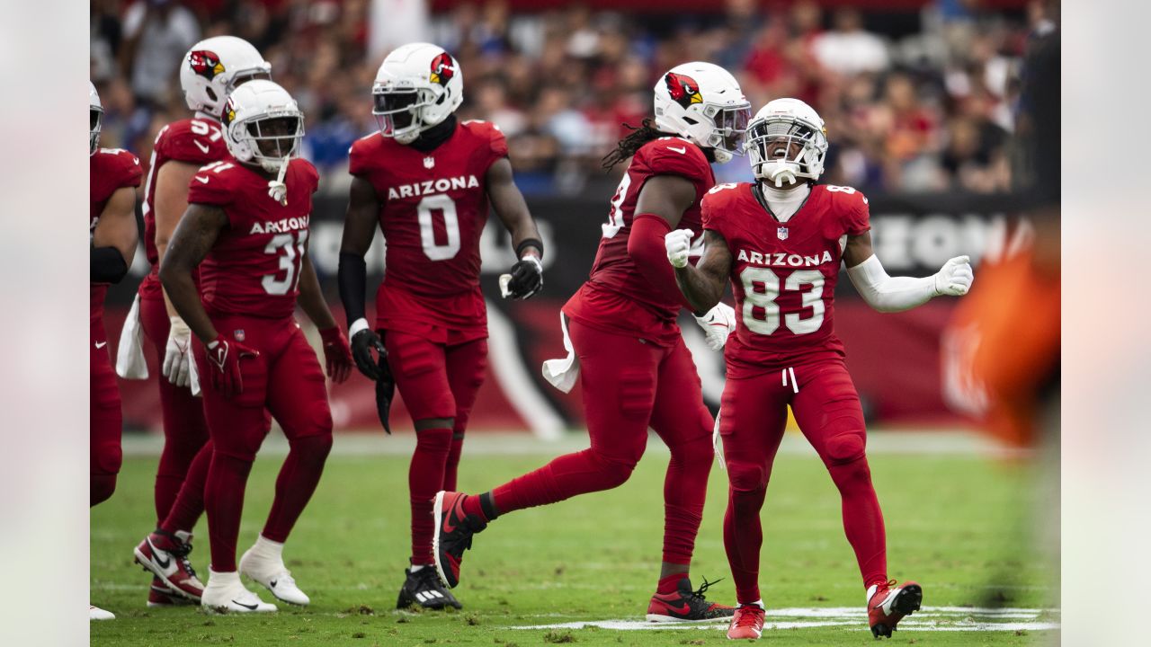 Arizona Cardinals safety Budda Baker (3) warms up before an NFL football  game against the New Orleans Saints, Thursday, Oct. 20, 2022, in Glendale,  Ariz. (AP Photo/Rick Scuteri Stock Photo - Alamy