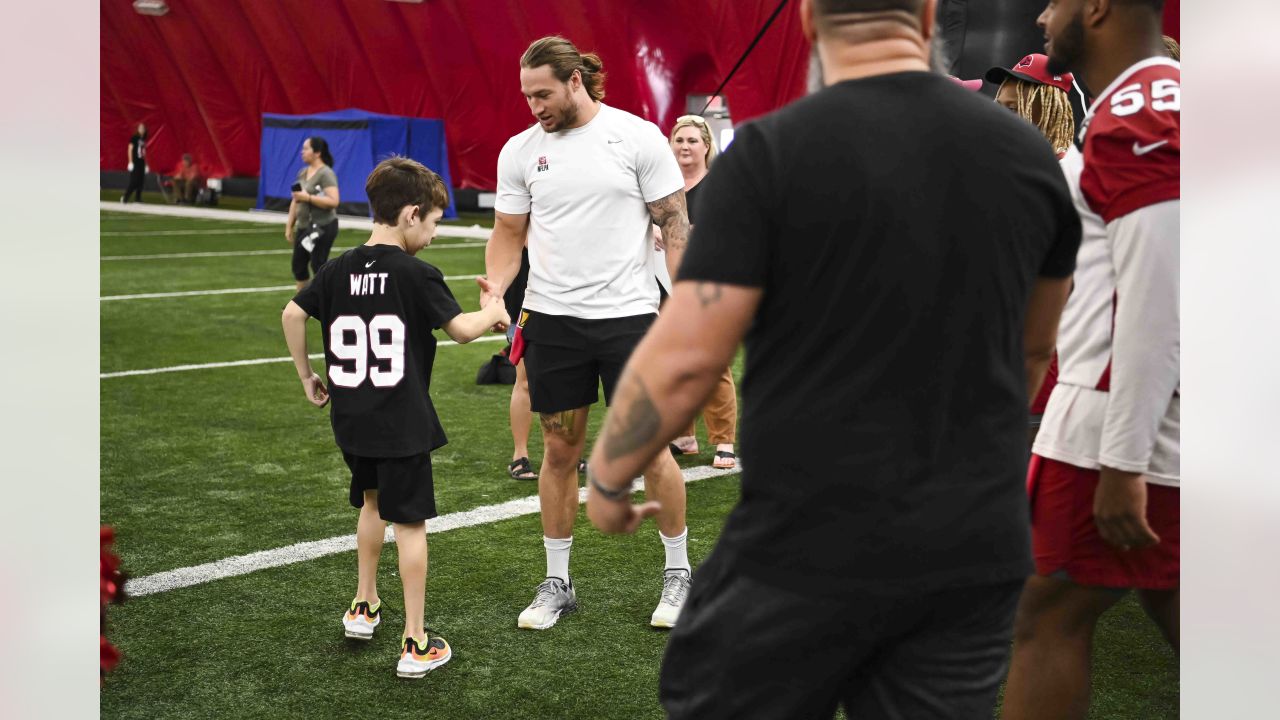 Photos: Arizona Cardinals host Mikey's League youth football camp