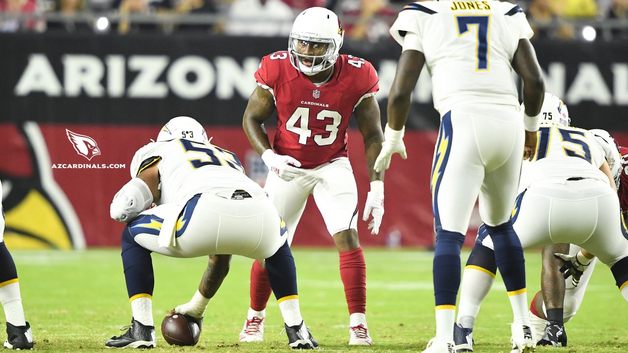 Dallas, Texas, USA. 26th Aug, 2018. August 26, 2018: Arizona Cardinals  quarterback Mike Glennon #7 hands the ball off to Arizona Cardinals running  back Chase Edmonds #29 during a preseason NFL football