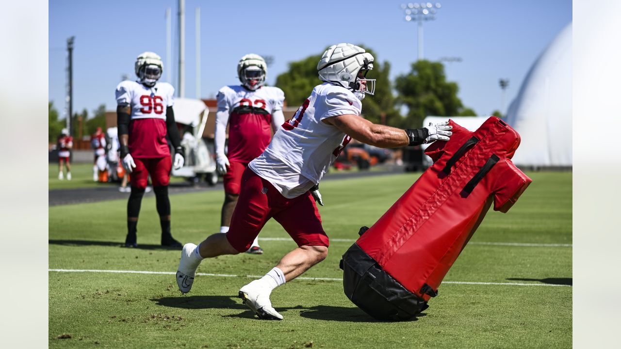 PHNX Cardinals on X: Kyler Murray looking on as Arizona Cardinals QBs  Joshua Dobbs and Clayton Tune take reps in practice. #BirdGang   / X