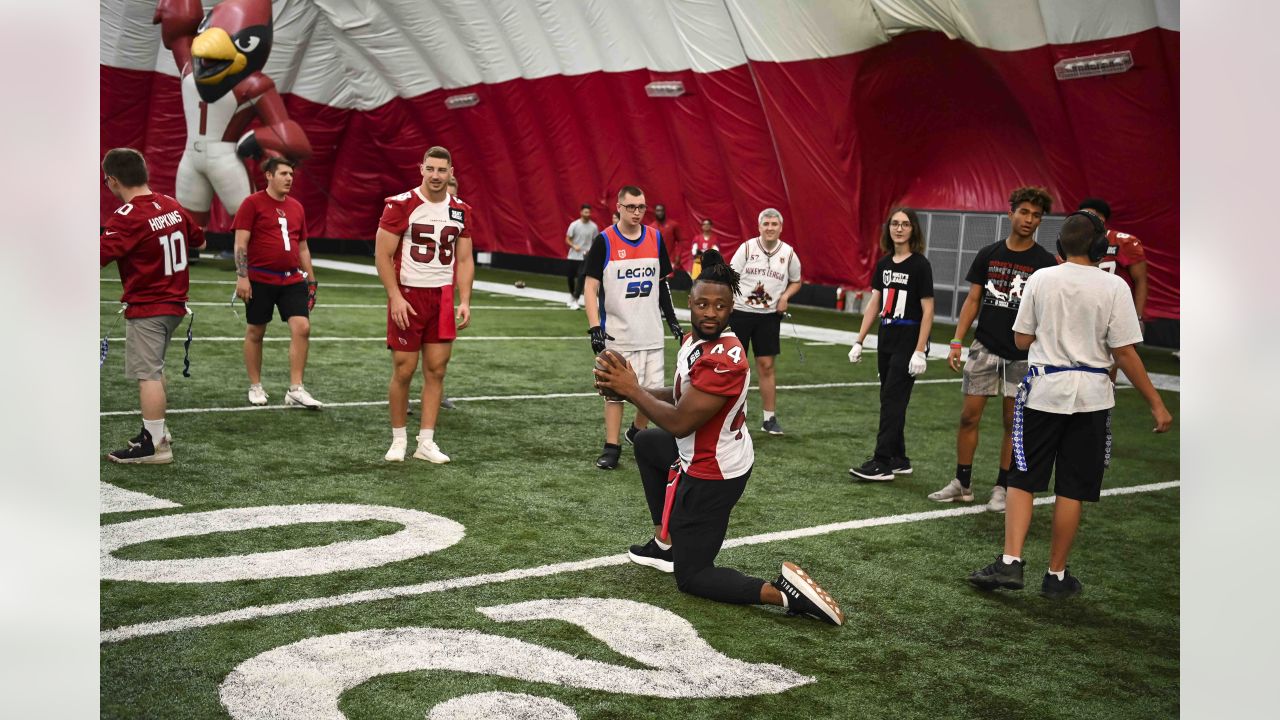 Photos: Arizona Cardinals host Mikey's League youth football camp