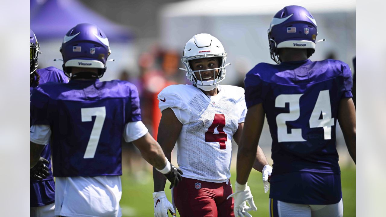 Rondale Moore at Joint Practice with the Minnesota Vikings