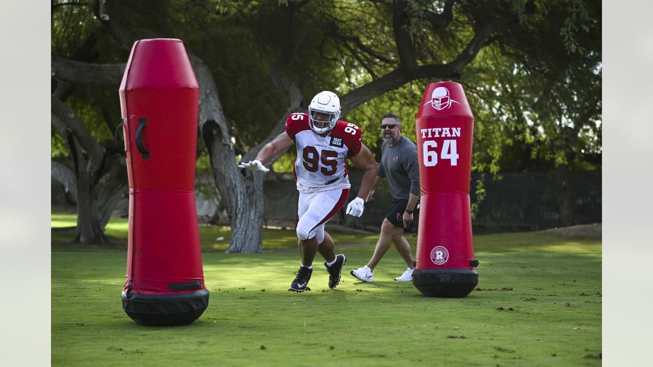 Cardinals defensive linemen Zach Allen, Leki Fotu, Michael Dogbe, Rashard  Lawrence bond for Cardinals