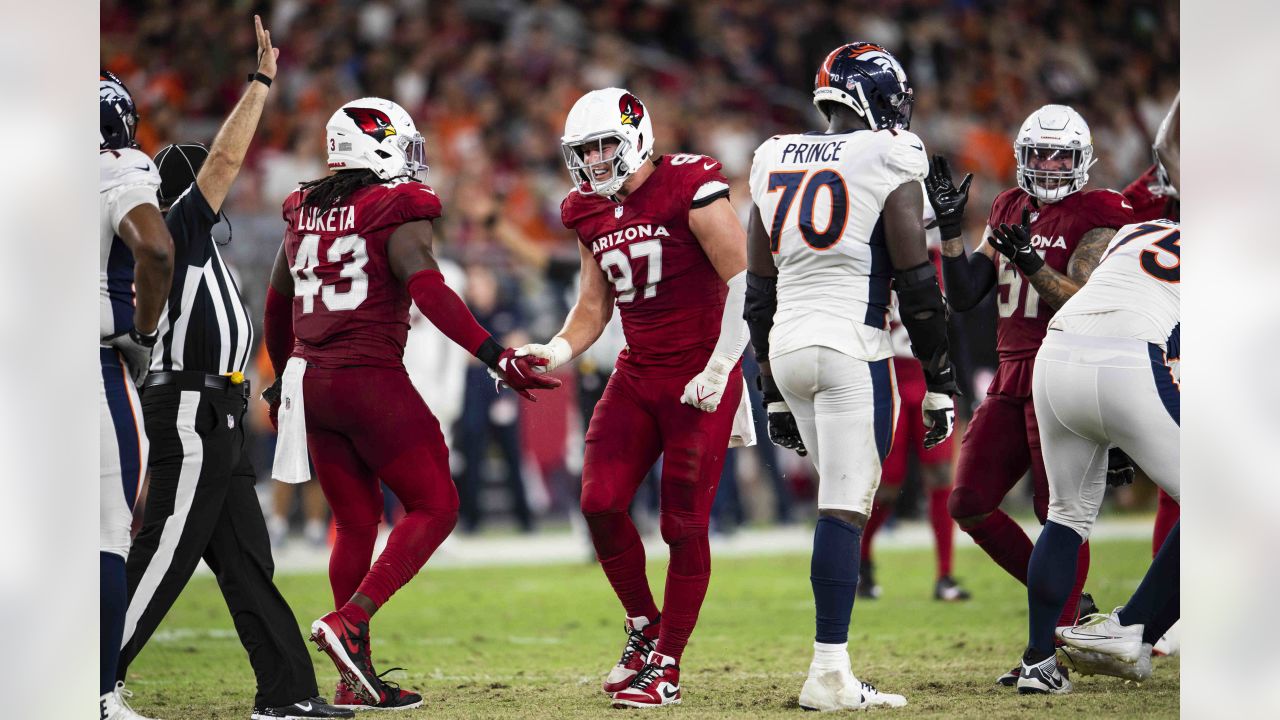 Arizona Cardinals linebacker Cameron Thomas showcases the NFL