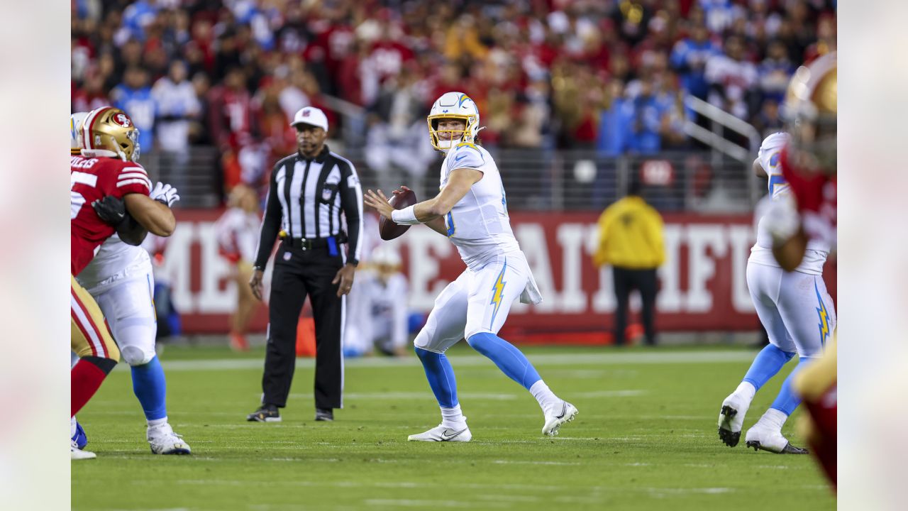 Tre McKitty Los Angeles Chargers Game-Used #88 White Jersey vs. San  Francisco 49ers on November 13 2022