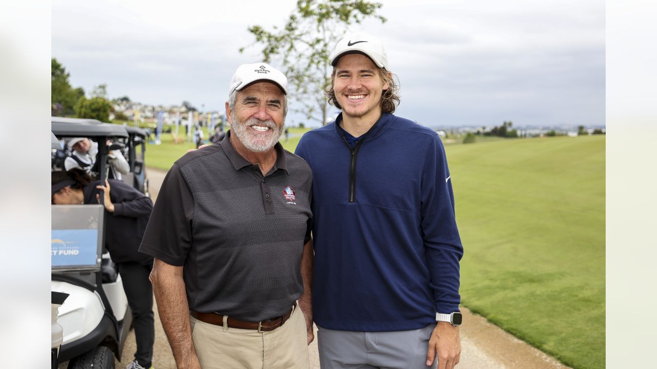 justin herbert golf tournament micd up,  