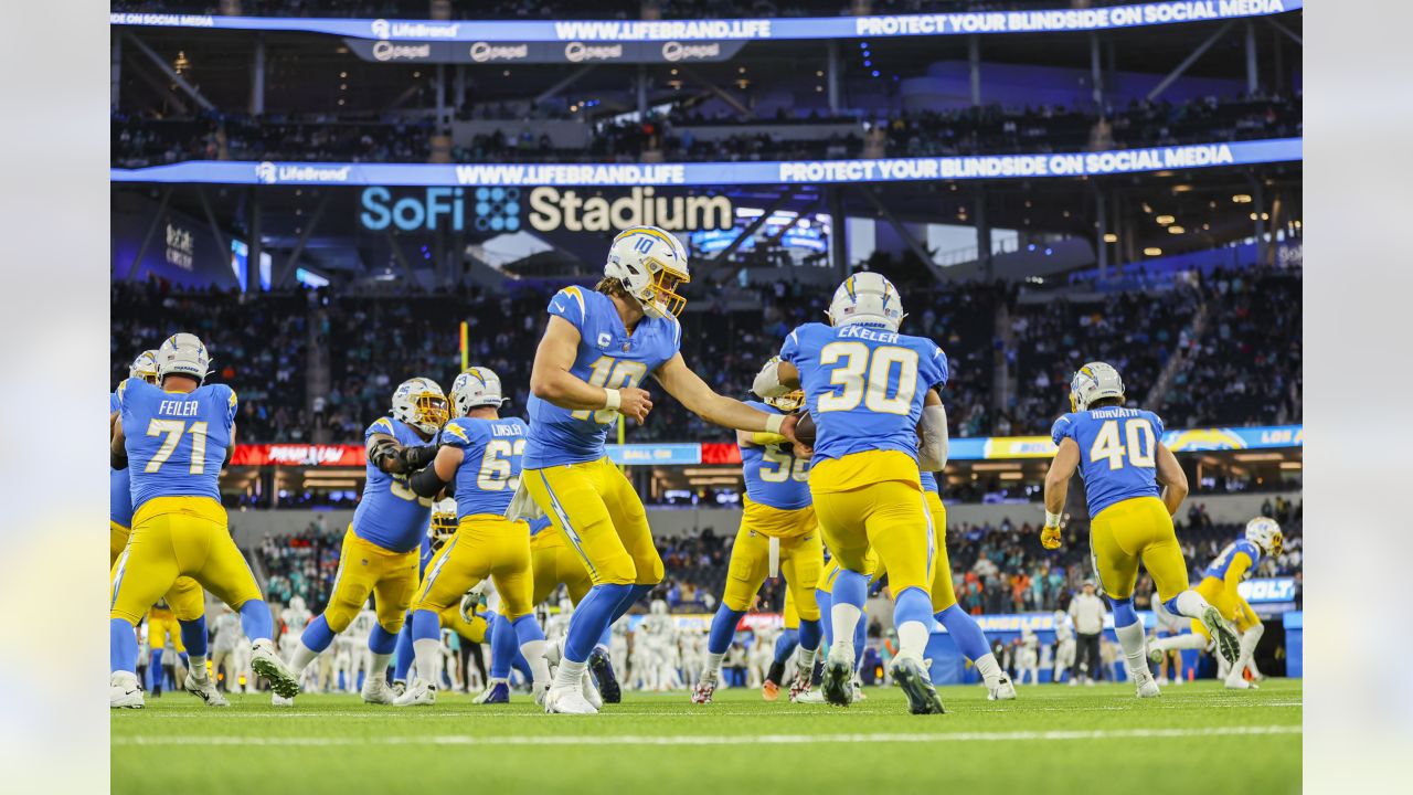 Los Angeles Chargers fans flock to SoFi Stadium for season opener against  Dolphins