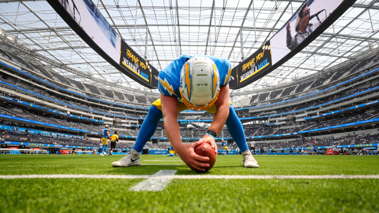 Los Angeles Chargers fans flock to SoFi Stadium for season opener