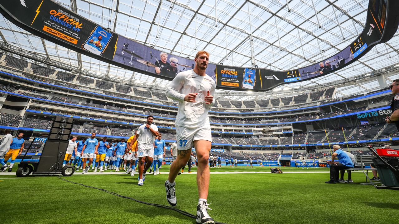 Chargers Fans at Fan Fest at SoFi Stadium, Training Camp 2021