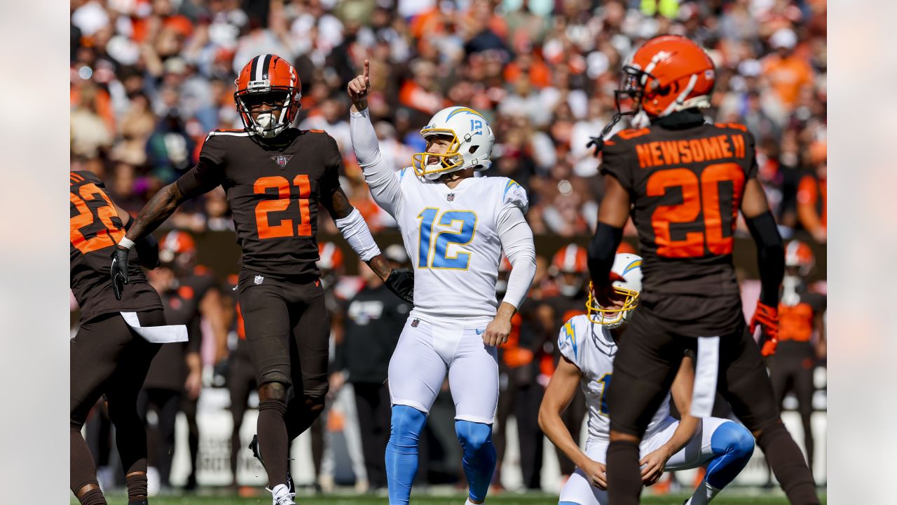 Cleveland Browns vs LA Chargers Muni Lot Game Day Poster 10/9/2022