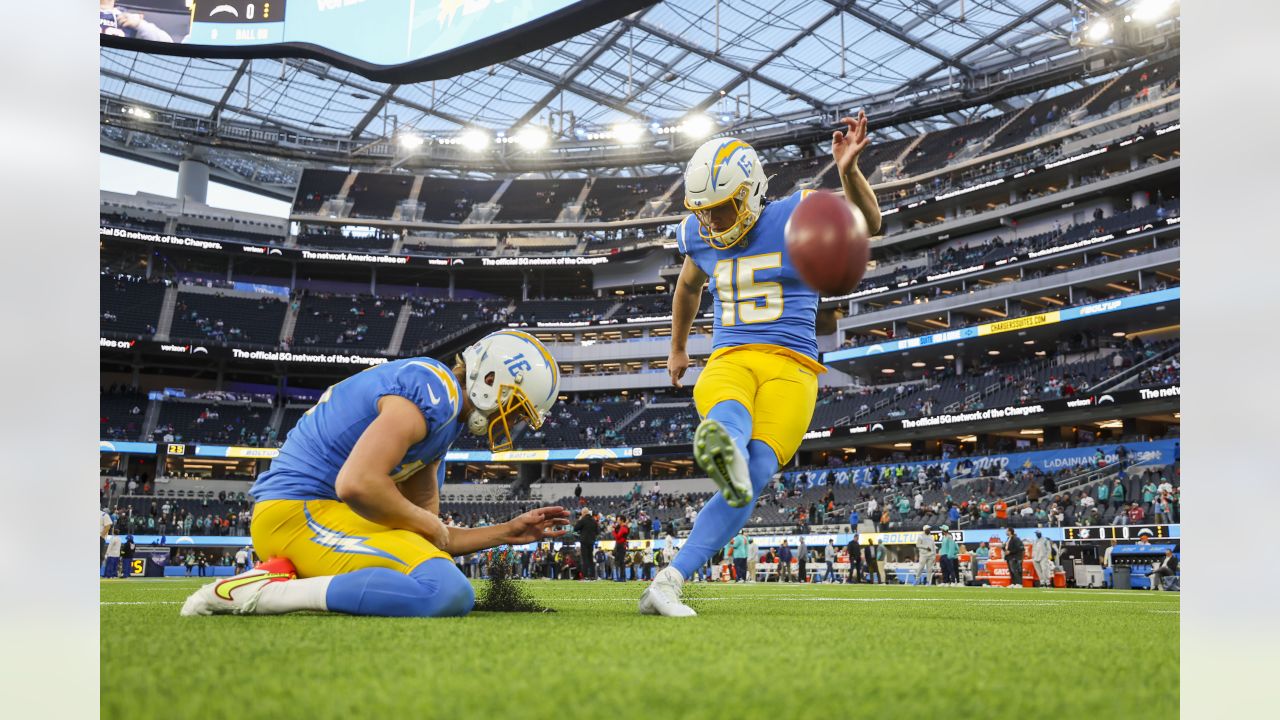 INGLEWOOD, CA - DECEMBER 11: Sunday Night Football player of the game ball  during the NFL game between the Miami Dolphins and the Los Angeles Chargers  on December 11, 2022, at SoFi