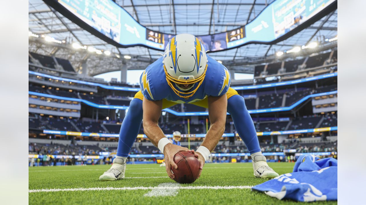 INGLEWOOD, CA - DECEMBER 11: Sunday Night Football player of the game ball  during the NFL game between the Miami Dolphins and the Los Angeles Chargers  on December 11, 2022, at SoFi