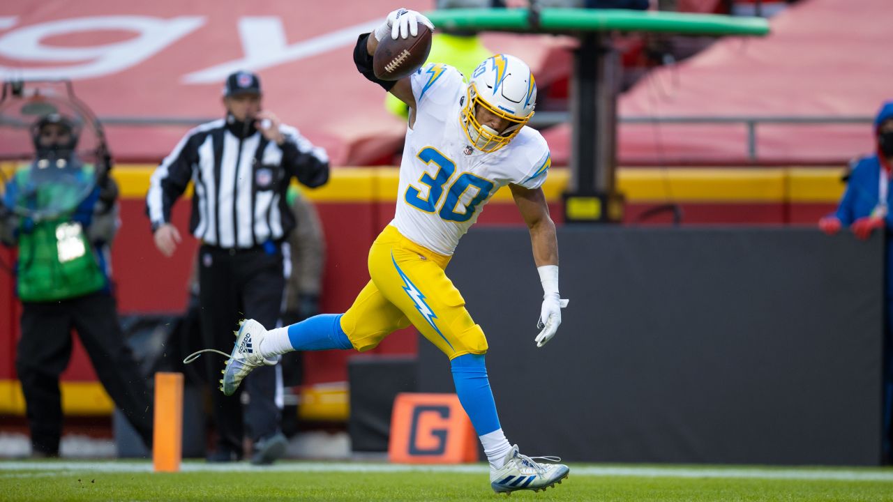 Nike Youth Los Angeles Chargers Justin Herbert #10 Royal Color Rush Game  Jersey