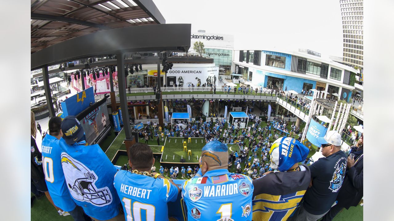 Chargers host NFL Draft Party at SoFi Stadium in Inglewood; Select