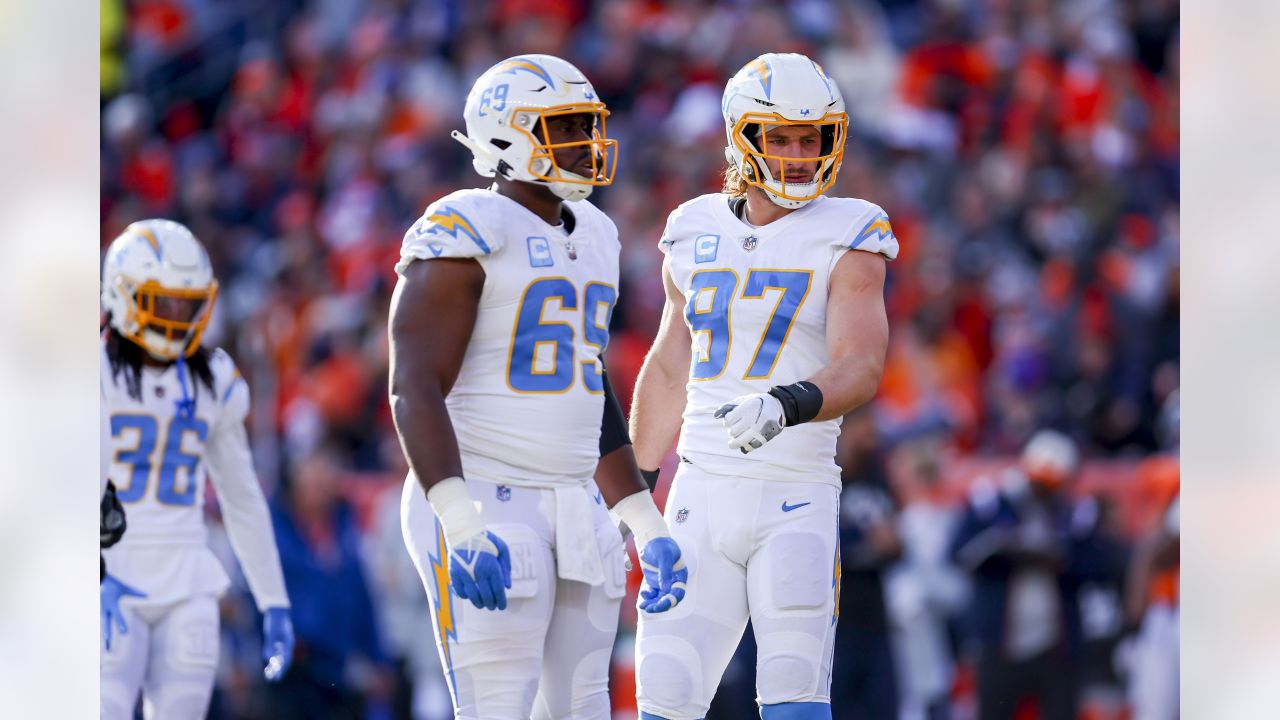 Denver mascot Miles during the Denver Broncos v the Los Angeles Chargers of  an NFL football game Sunday, January 8, 2023, in Denver. (AP Photo/Bart  Young Stock Photo - Alamy