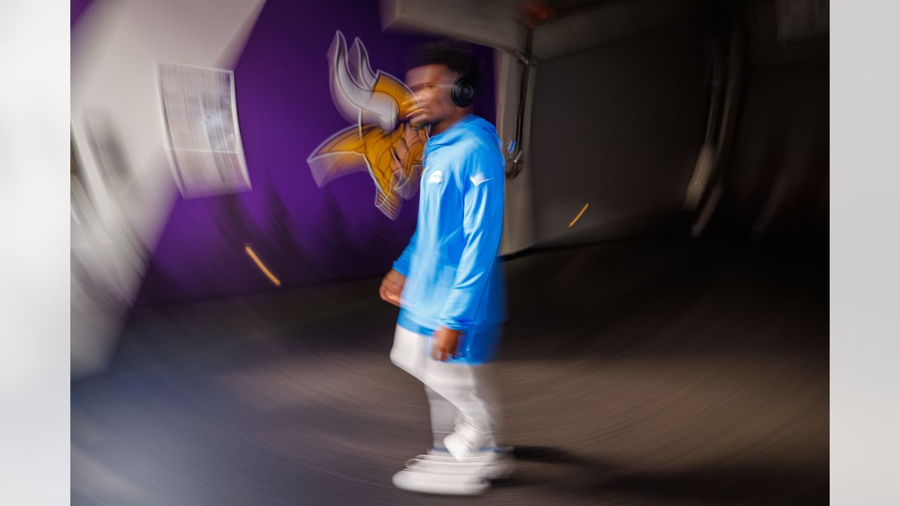 Dallas Cowboys wide receiver Simi Fehoko (81) smiles as he enters the field  before a preseason NFL football game against the Los Angeles Chargers  Saturday, Aug. 20, 2022, in Inglewood, Calif. (AP