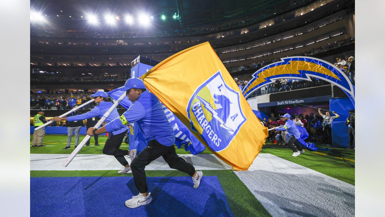 Los Angeles Chargers fans flock to SoFi Stadium for season opener against  Dolphins