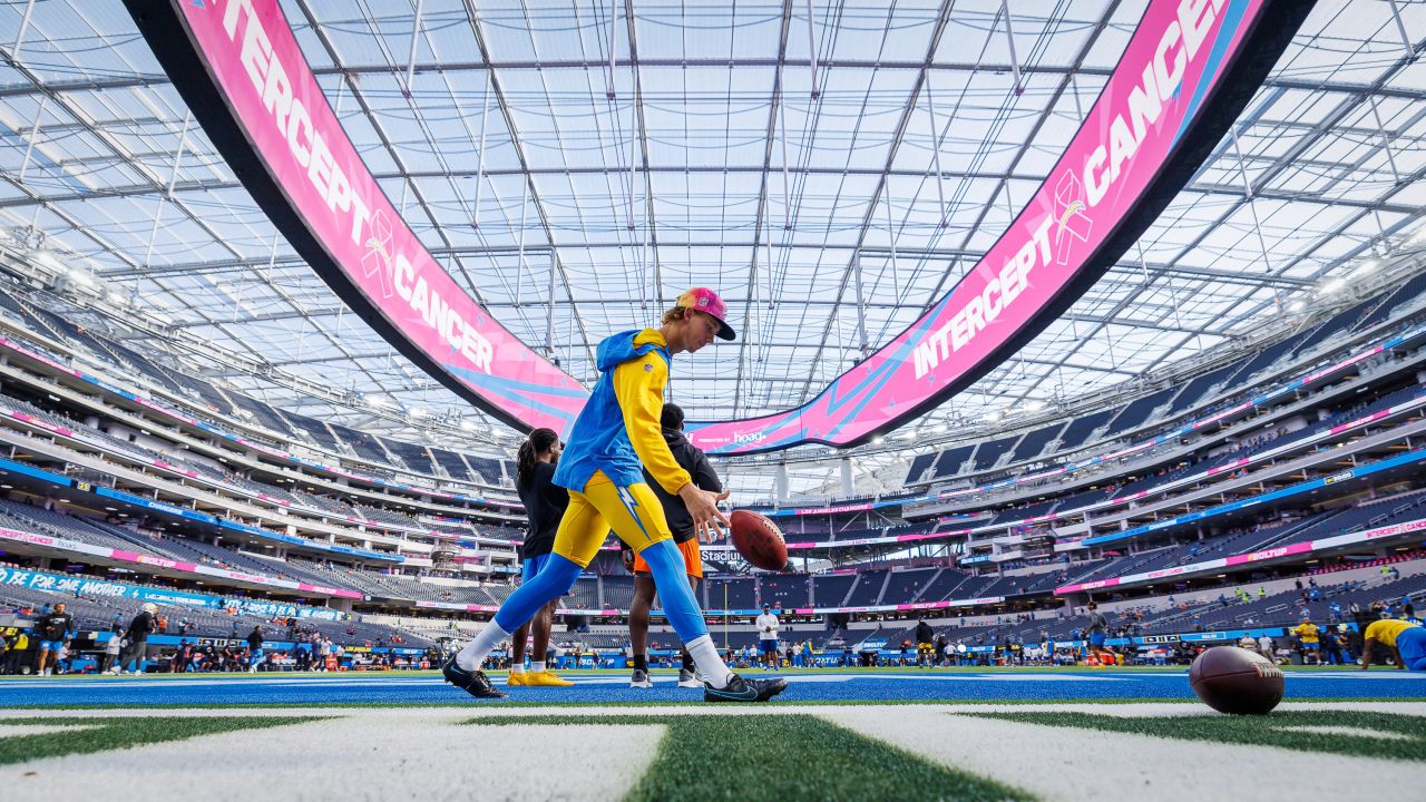 Photos: Bolts Celebrate MNF Win at SoFi Stadium