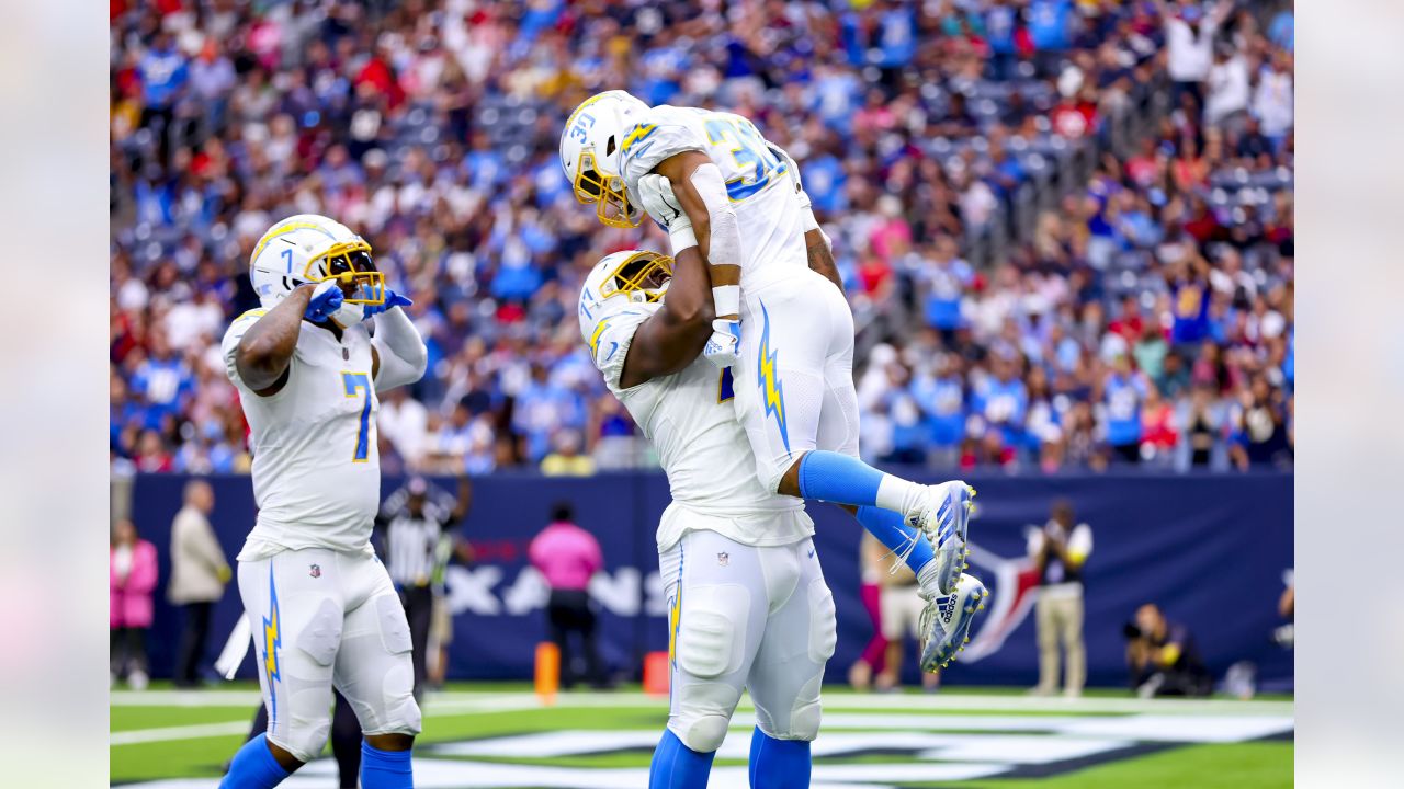 Houston Texans defensive end D.J. Reader (98) on the field during an NFL  football game against the Los Angeles Chargers, Sunday, September 22, 2019  in Carson, Calif. The Texans defeated the Chargers