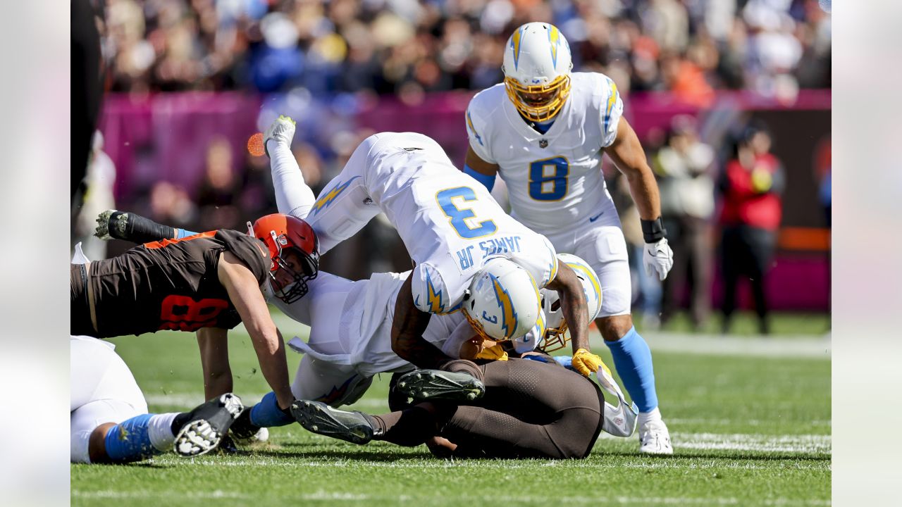 Cleveland Browns vs LA Chargers Muni Lot Game Day Poster 10/9/2022