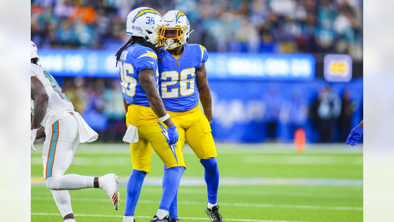 INGLEWOOD, CA - DECEMBER 11: Sunday Night Football player of the game ball  during the NFL game between the Miami Dolphins and the Los Angeles Chargers  on December 11, 2022, at SoFi