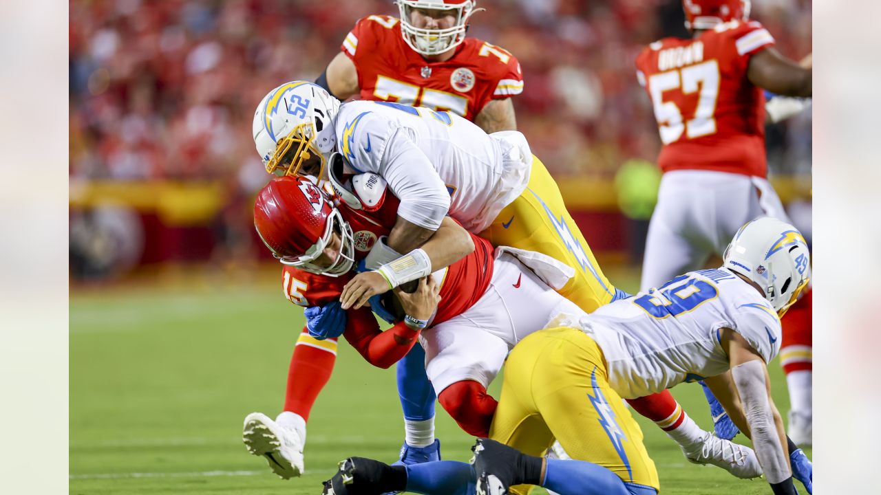 Los Angeles Chargers defensive back Ja'Sir Taylor (36) against the Kansas  City Chiefs in an NFL football game, Sunday, Nov. 20, 2022, in Inglewood,  Calif. Chiefs won 30-27. (AP Photo/Jeff Lewis Stock