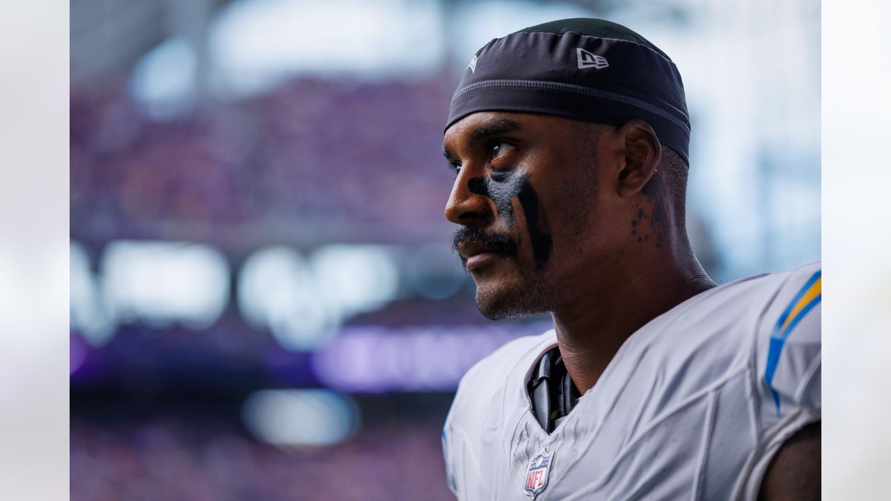 Dallas Cowboys wide receiver Simi Fehoko (81) smiles as he enters the field  before a preseason NFL football game against the Los Angeles Chargers  Saturday, Aug. 20, 2022, in Inglewood, Calif. (AP