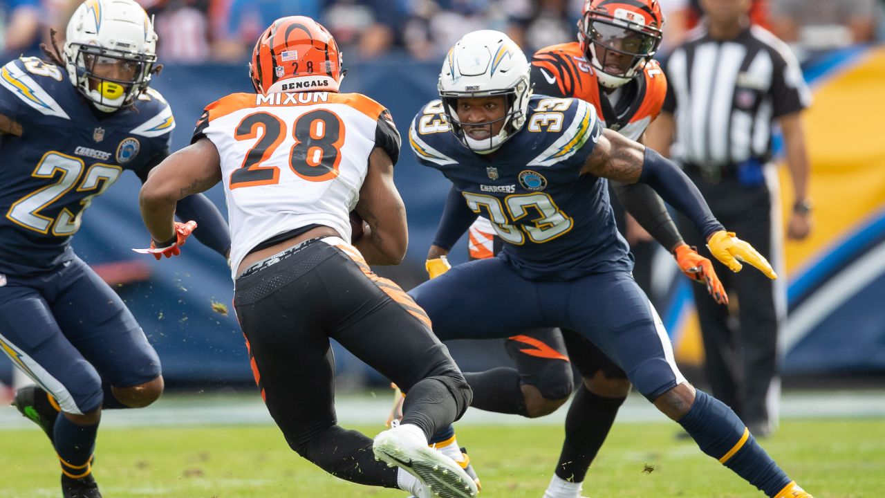 Los Angeles Chargers safety Derwin James Jr. runs a drill during the NFL  football team's camp in Costa Mesa, Calif., Tuesday, June 13, 2023. (AP  Photo/Jae C. Hong Stock Photo - Alamy