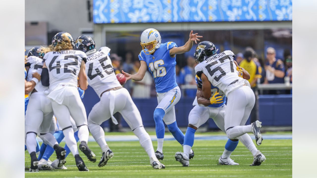 Photo: Chargers versus Jaguars at TIAA Bank Field in Jacksonville, Florida.  - JAX20230114016 